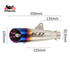 ko lightning Exhaust Muffler Pipe Motorcycle Universal 38-51mm Silencer Tips with DB Killer