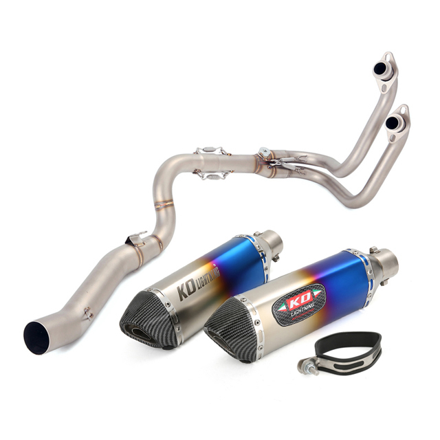 Exhaust System For Kawasaki Ninja 250 300 Z250 2013-2016 Muffler Link Pipe Header 