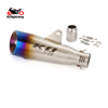 ko lightning Exhaust Muffler Pipe Motorcycle Universal 38-51mm Silencer Tips with DB Killer