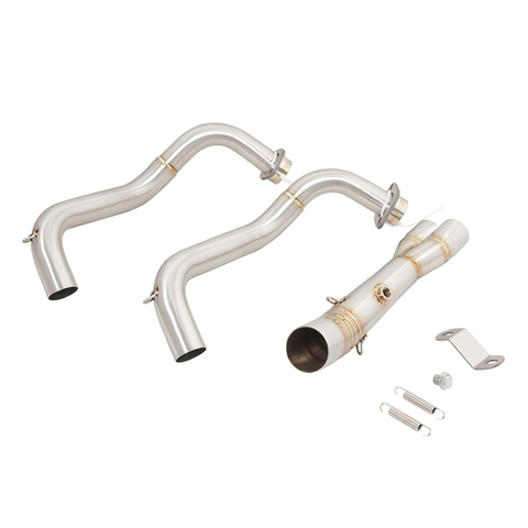 R7 MT07 FZ07 Header 2014-2024 Motorcycle Exhaust System Exhaust Front Muffler Pipe For Yamaha