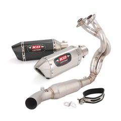Kkさん専用　2口 Fit For Kawasaki Z650 Ninja 650 2023-2025 Exhaust System