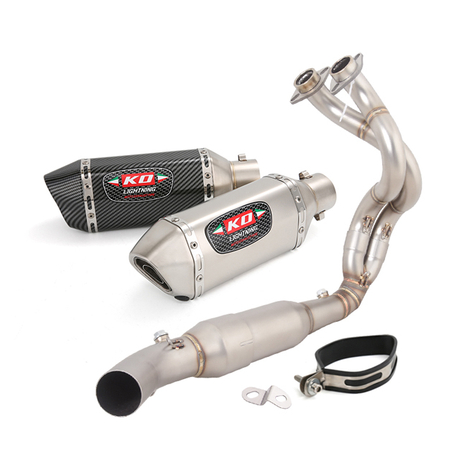 ペルシャ 銀化耳付土器 For Kawasaki Z650 Ninja 650 2024 2025 Full Exhaust System