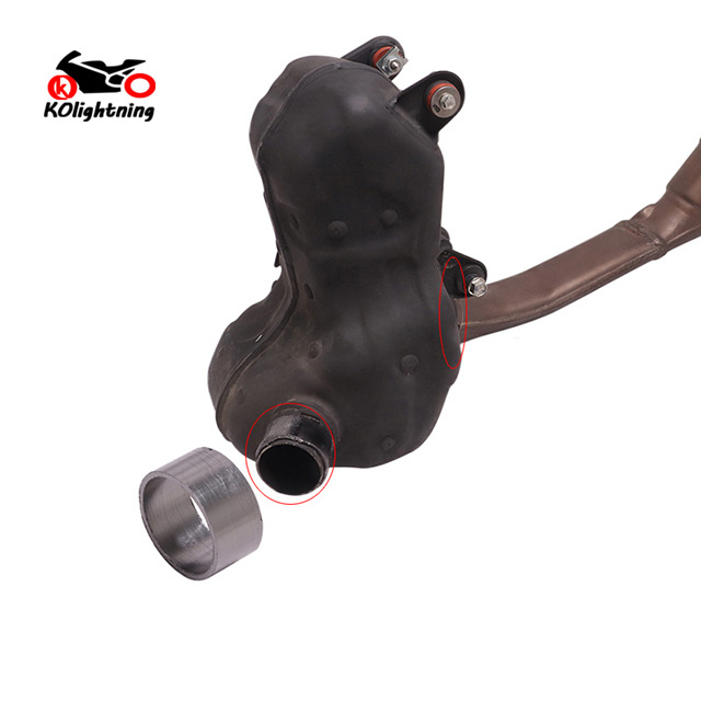 ktm rc390 slip on eksos