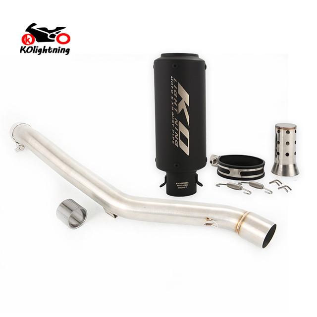 Suzuki DRZ400 2000-2025 Exhaust Tips Mid Link Pipe Muffler with DB