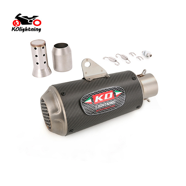 motorcycle black exhaust