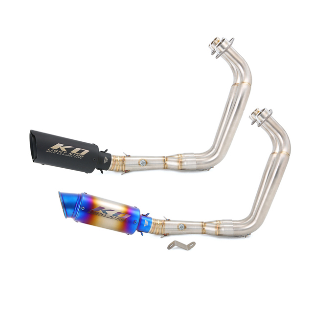 Header For Yamaha R7 MT07 FZ07 2014-2024 Motorcycle Exhaust System Muffler Pipe 