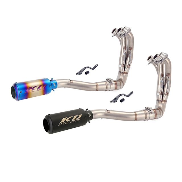 Exhaust System For Yamaha MT09 FZ09 Tracer 900 GT 2021-2024 Motorcycle Header Pipe Muffler