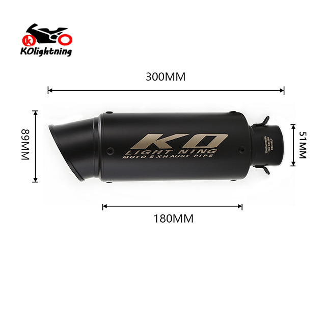 Ko Lightning Exhaust Yamaha R1 2009-2014 Mid Link Pipe 51mm 2