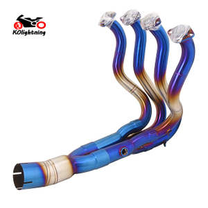 zx6r blue exhaust system