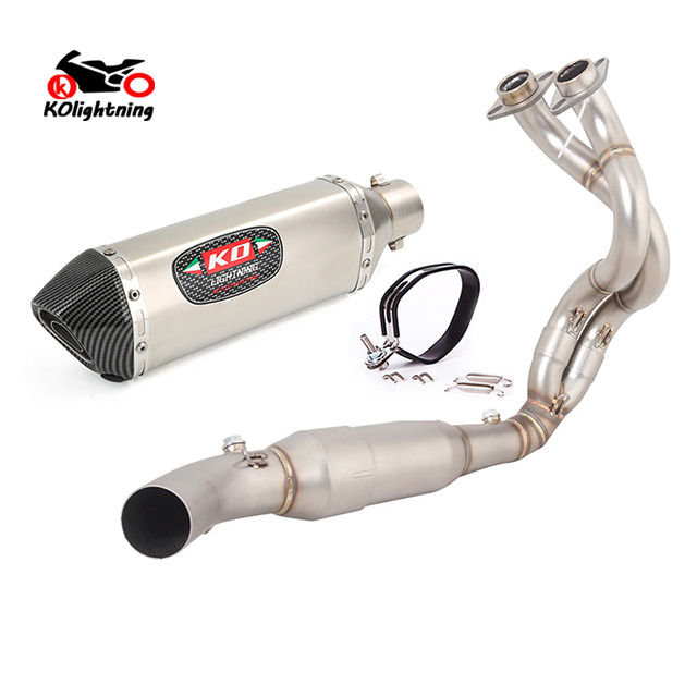 Dragon Leader　真空管 ko lightning Exhaust for Kawasaki Z650 Ninja 650 2023-2025 Full