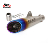 ko lightning Exhaust Muffler Pipe Motorcycle Universal 38-51mm Silencer Tips with DB Killer