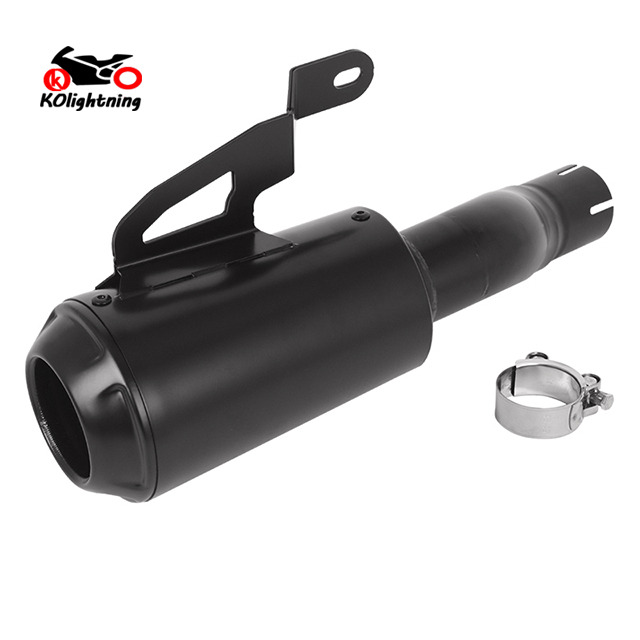 2023-2025 Triumph Scrambler 400X Speed 400 Slip On Exhaust Tips Black Muffler