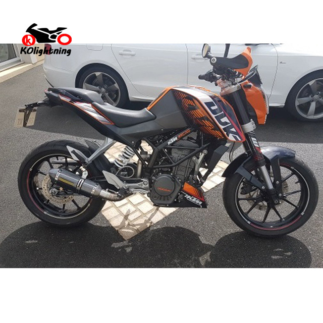 ktm duke 390 exhaust system