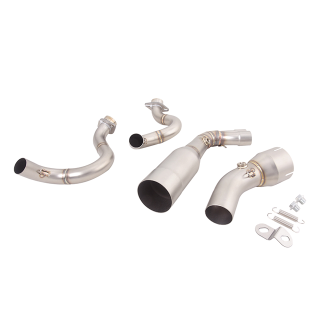 KOlightning Exhaust System Stainless Steel Fit For Kawasaki Z650 Ninja 650 2023-2025 Muffler Header Front Link Pipe