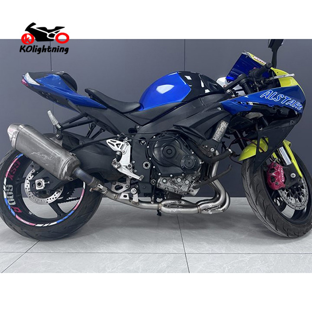 Motorcycle Exhaust System Installation on GSXR-750