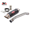 2024-2026 Kawasaki Ninja ZX6R ZX636 Delete Catalyst Mid Exhaust Pipe Muffler Tips