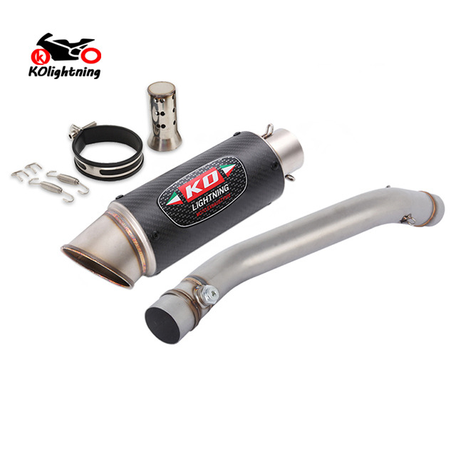 2024-2026 Kawasaki Ninja ZX6R ZX636 Delete Catalyst Mid Exhaust Pipe Muffler Tips